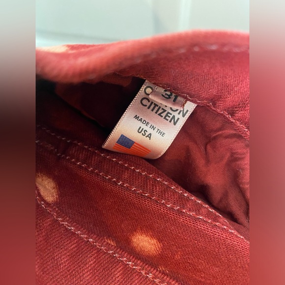 Stylish Red Women's Jeans - Picture 3 of 5